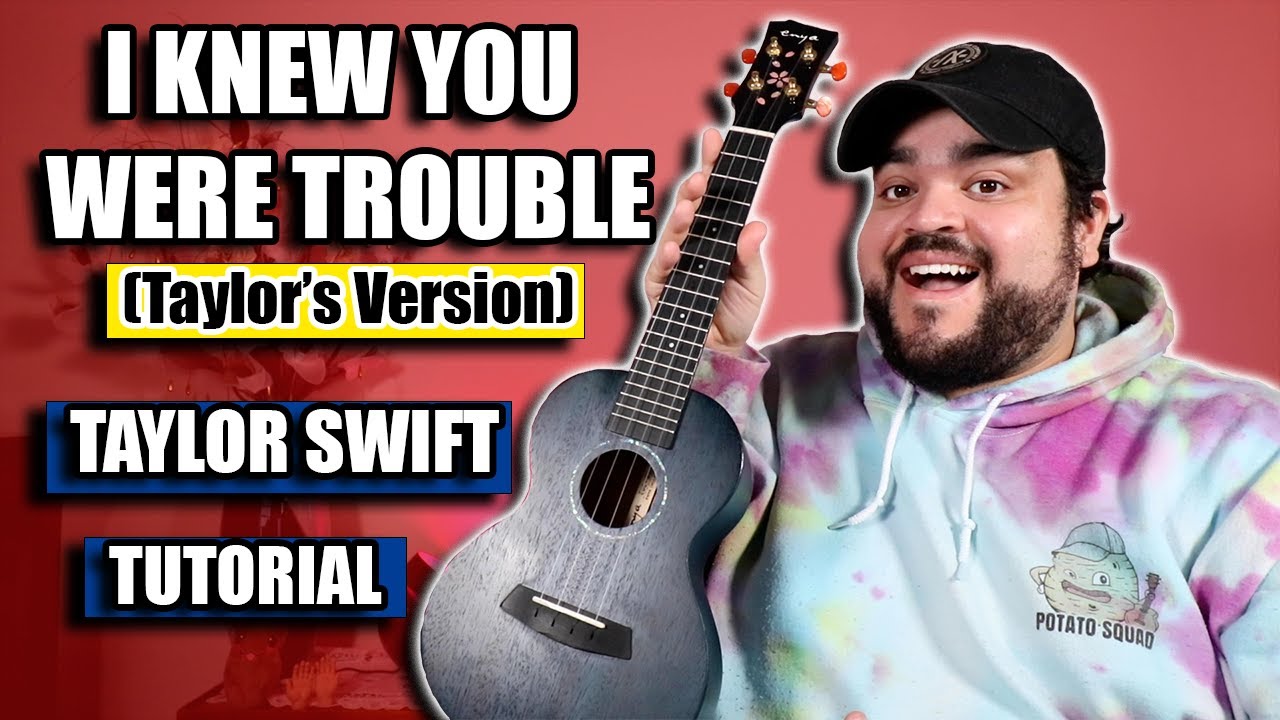 I KNEW YOU WERE TROUBLE - Taylor Swift (EASY Ukulele Tutorial)