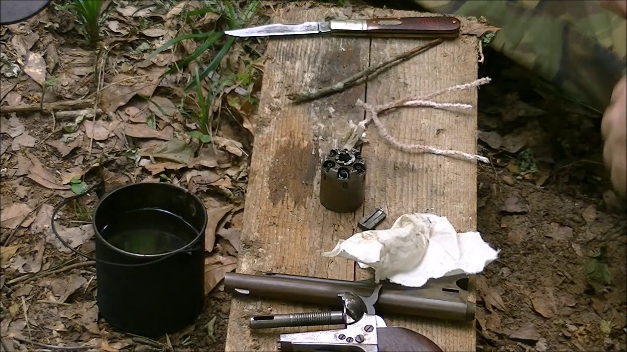 PERCUSSION REVOLVER SERIES  FIELD CLEANING