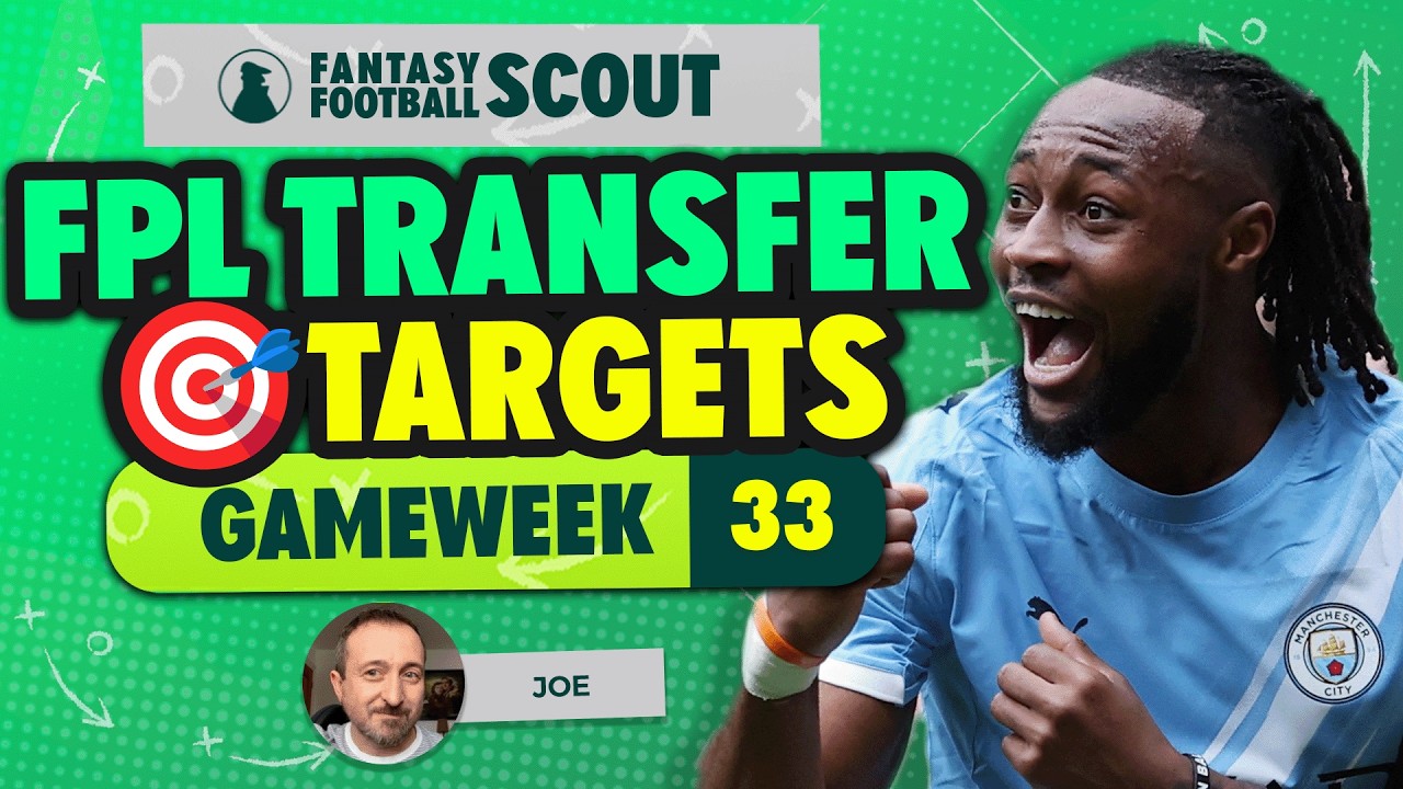 ЛУЧШИЙ БЕСПЛАТНЫЙ ДРАФТ НА 33-Й ТУР 🔥 | ТРАНСФЕРНЫЕ ЦЕЛИ FPL НА 33-Й ТУР 🎯 | Советы по Fantasy Pr...