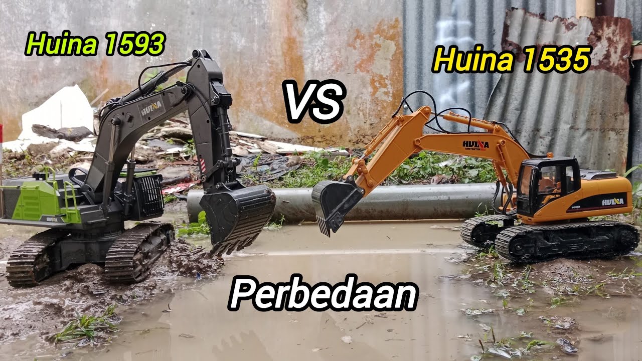 Perbedaan excavator huina 1593 dan huina 1535