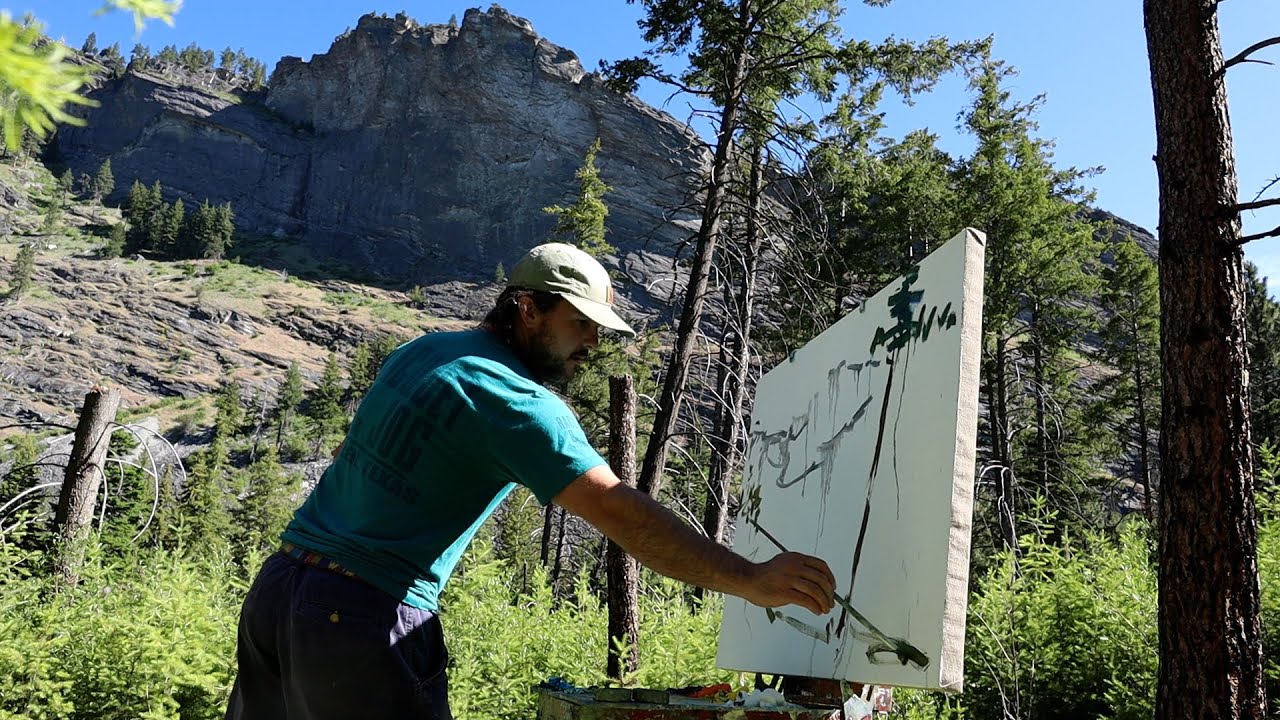 Plein Air Painting: Blodgett Canyon, Montana