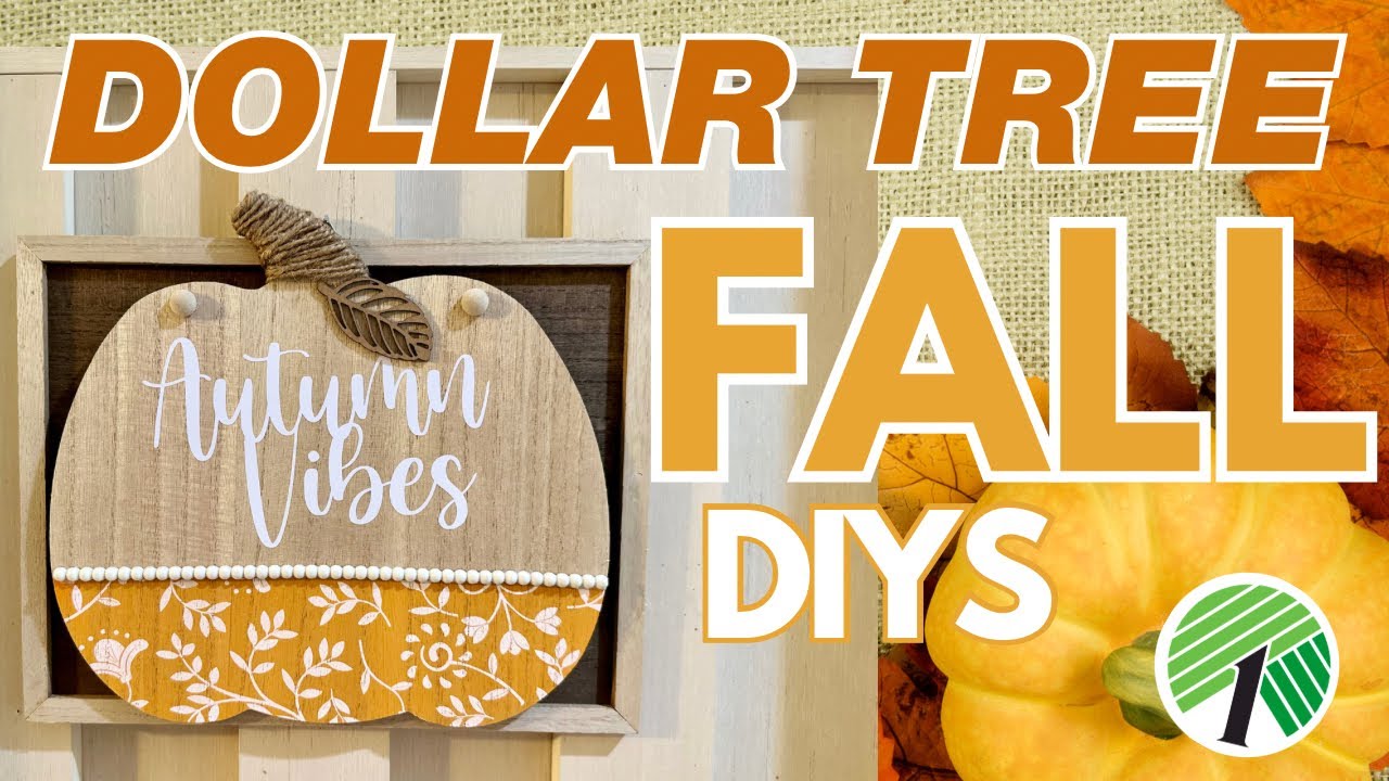 🍂 10 Easy New FALL Dollar Tree DIYs to Get Cozy & Crafty! Autumn 2023