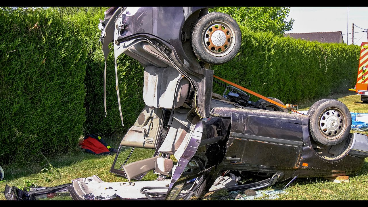 pompier désincarcération accident voiture