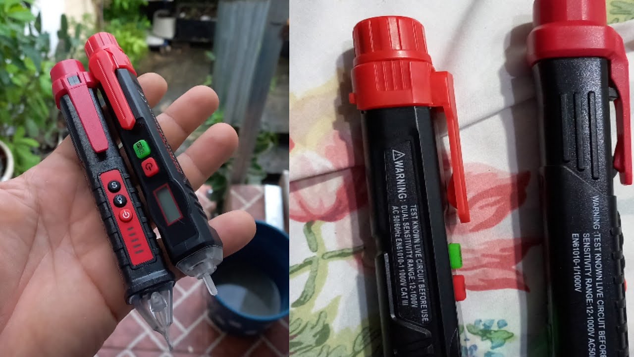 Detector de voltaje sin contacto ANENG  802 vs HABOTEST HT101