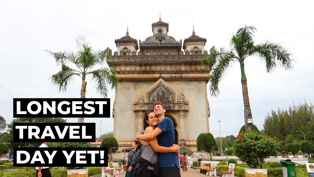 Thai - Laos Friendship Bridge Border Crossing | One Day In Vientiane
