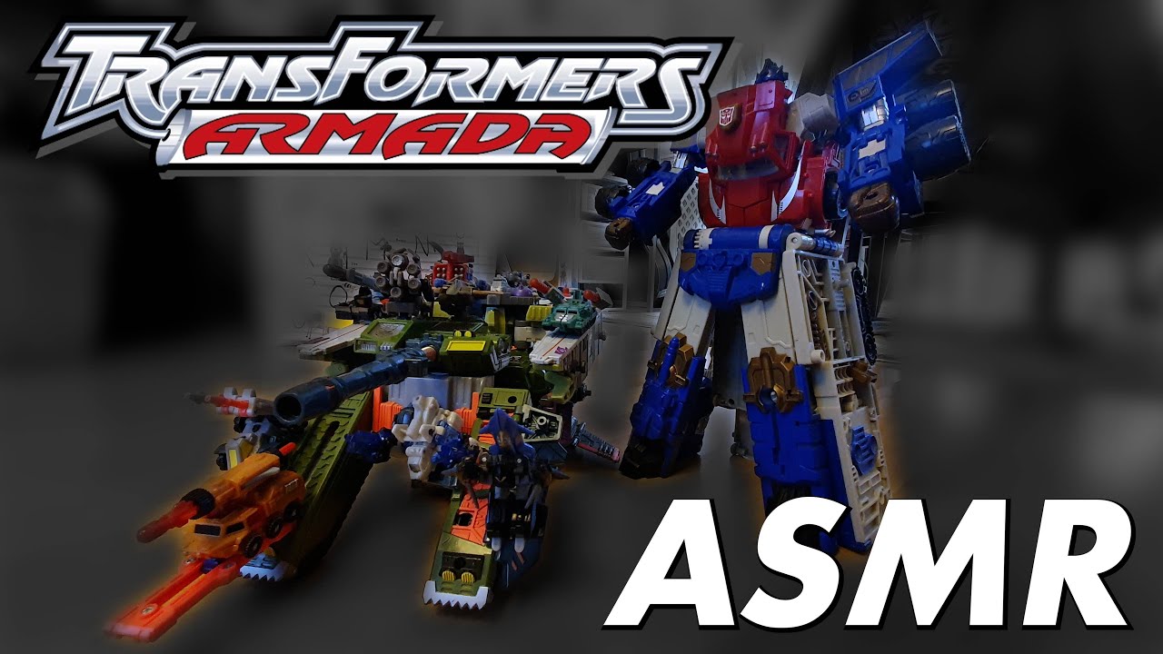 ASMR: Transformers Armada Toys.