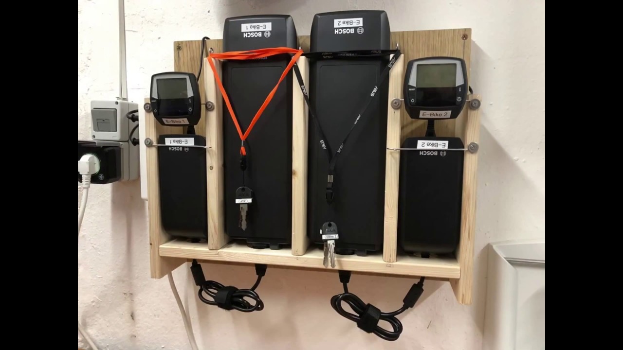 Clevere Ladestation für Ebike pedelec zum Nachbauen, mein erstes Projekt :-) Bosch ebike