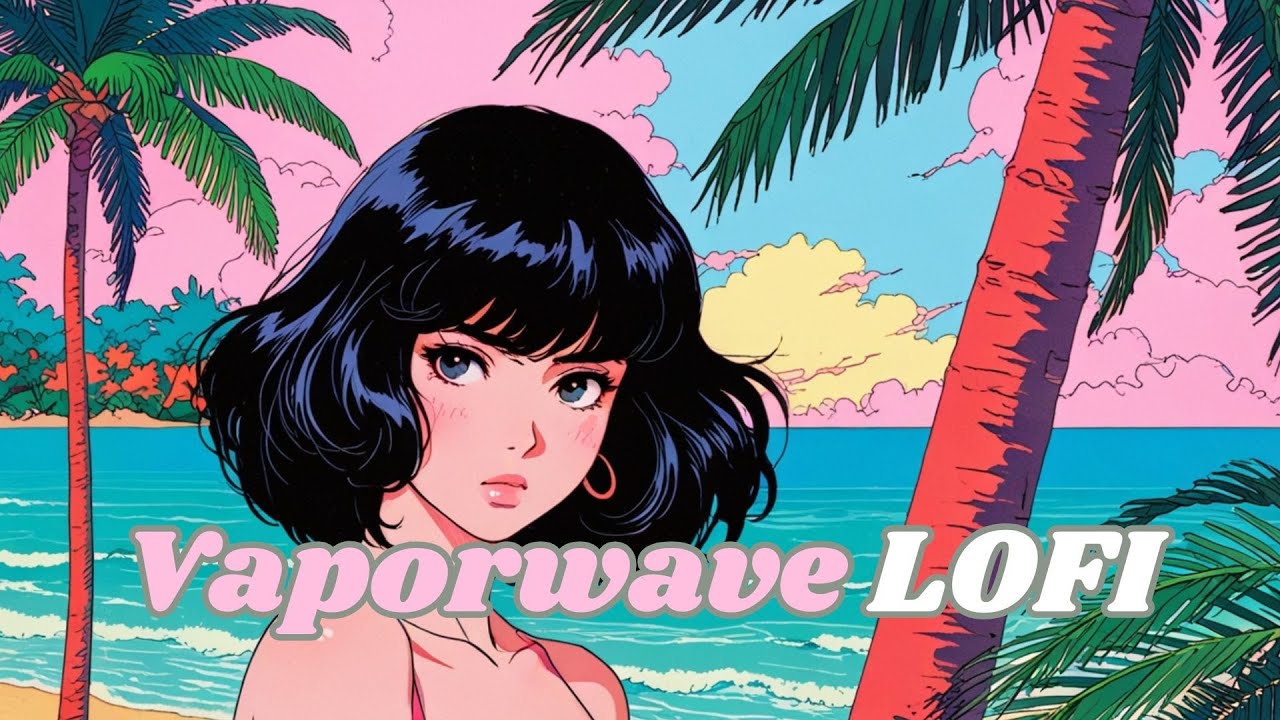 Synth Dreams in a Neon Sky 🌌💾 | 1 Hour of Chill Vaporwave Lofi for Focus, Relaxation & Sleep 🎶✨