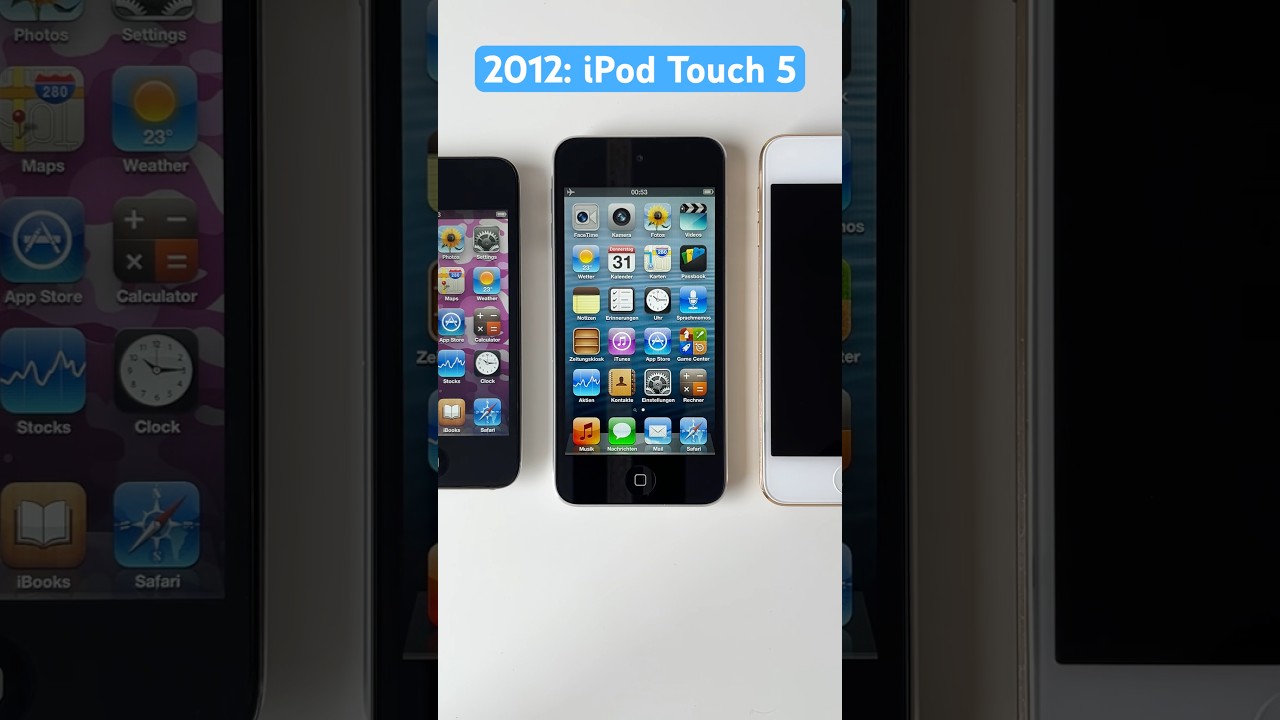 Every iPod Touch Ever Slide To Unlock
