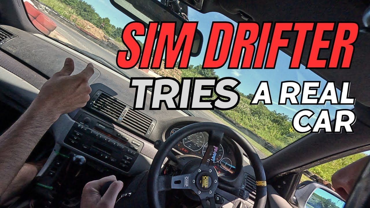 SIM DRIFTER TRIES DRIFTING A REAL CAR