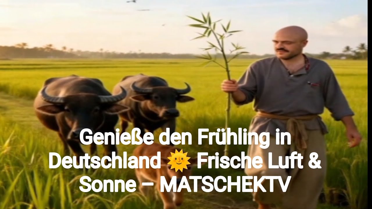 Genieße den Frühling in Deutschland 🌞 Frische Luft & Sonne – MATSCHEKTV