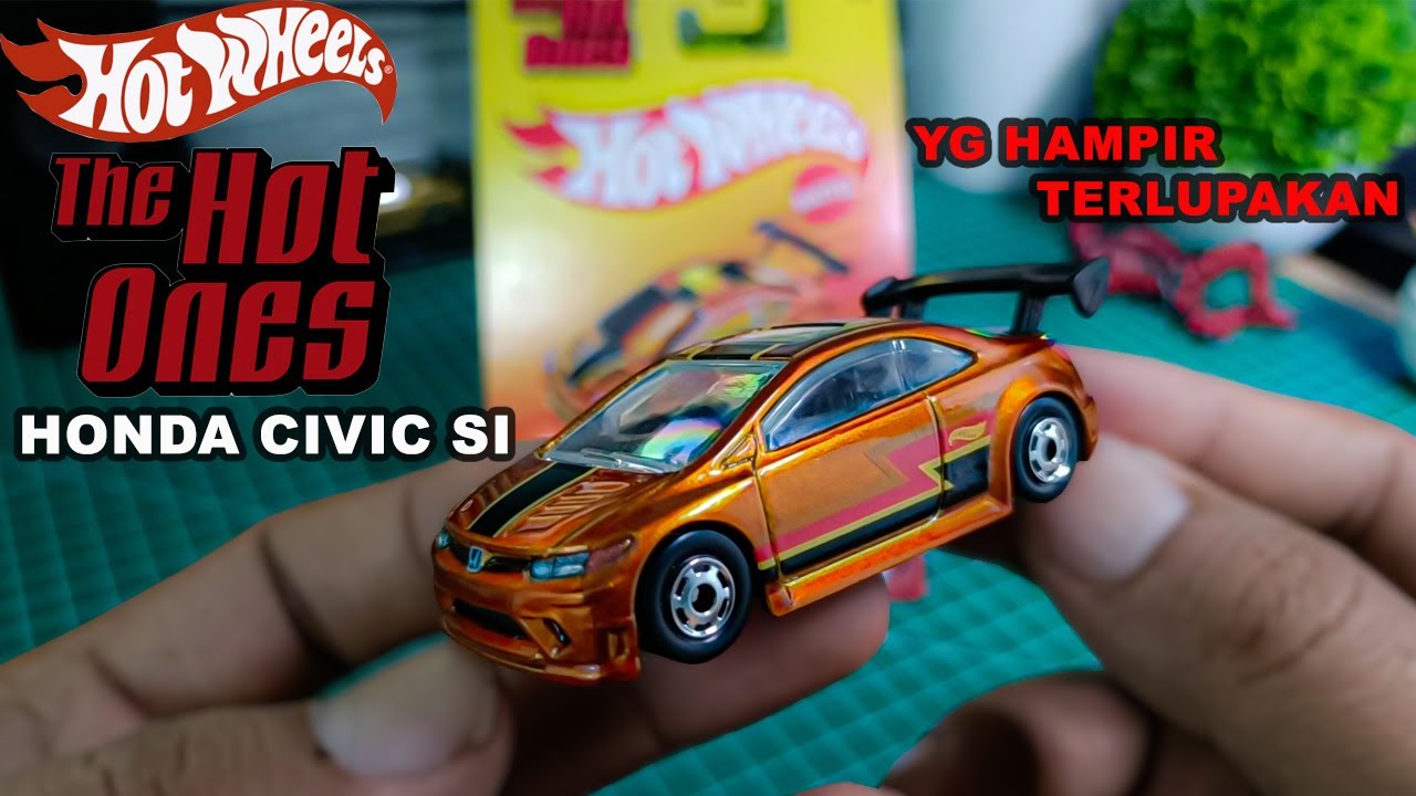 Mirip mobil Vios?.. Hotwheels Honda Civic SI The Hot Ones (Unboxing & Review)