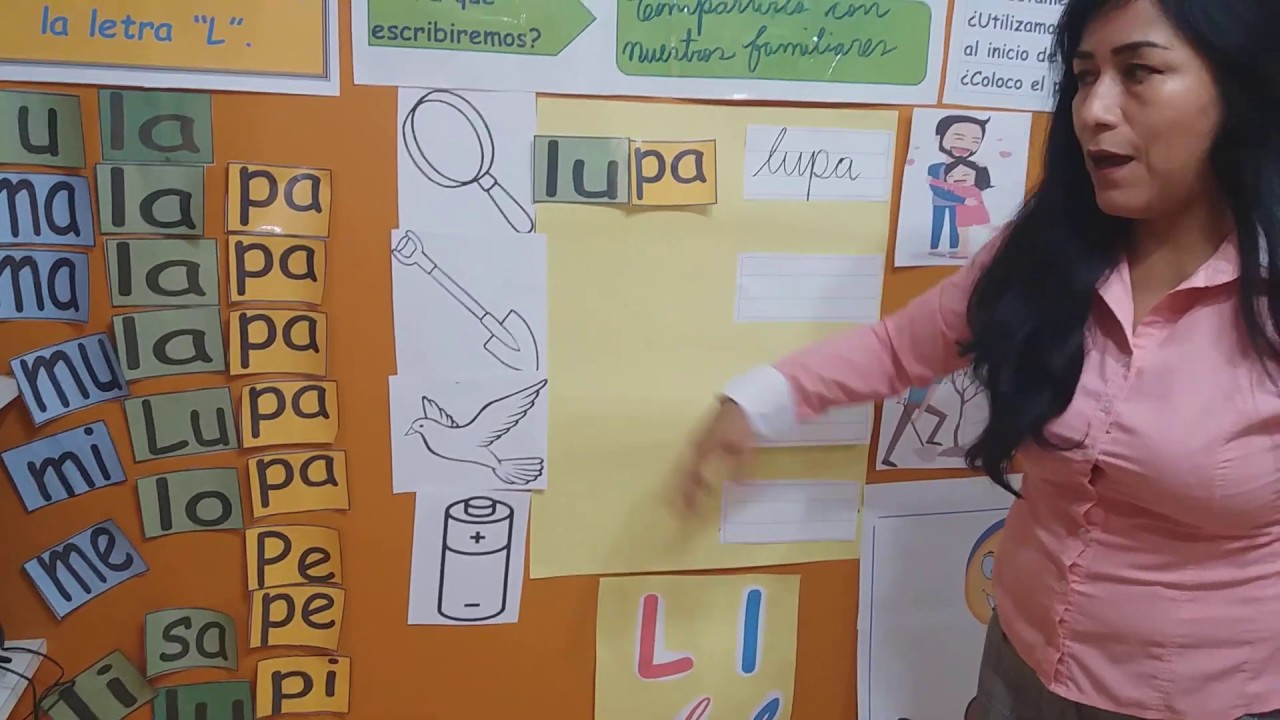 SESIÓN DE COMUNICACIÓN PARA PRIMER GRADO: ESCRIBIMOS ORACIONES CON 