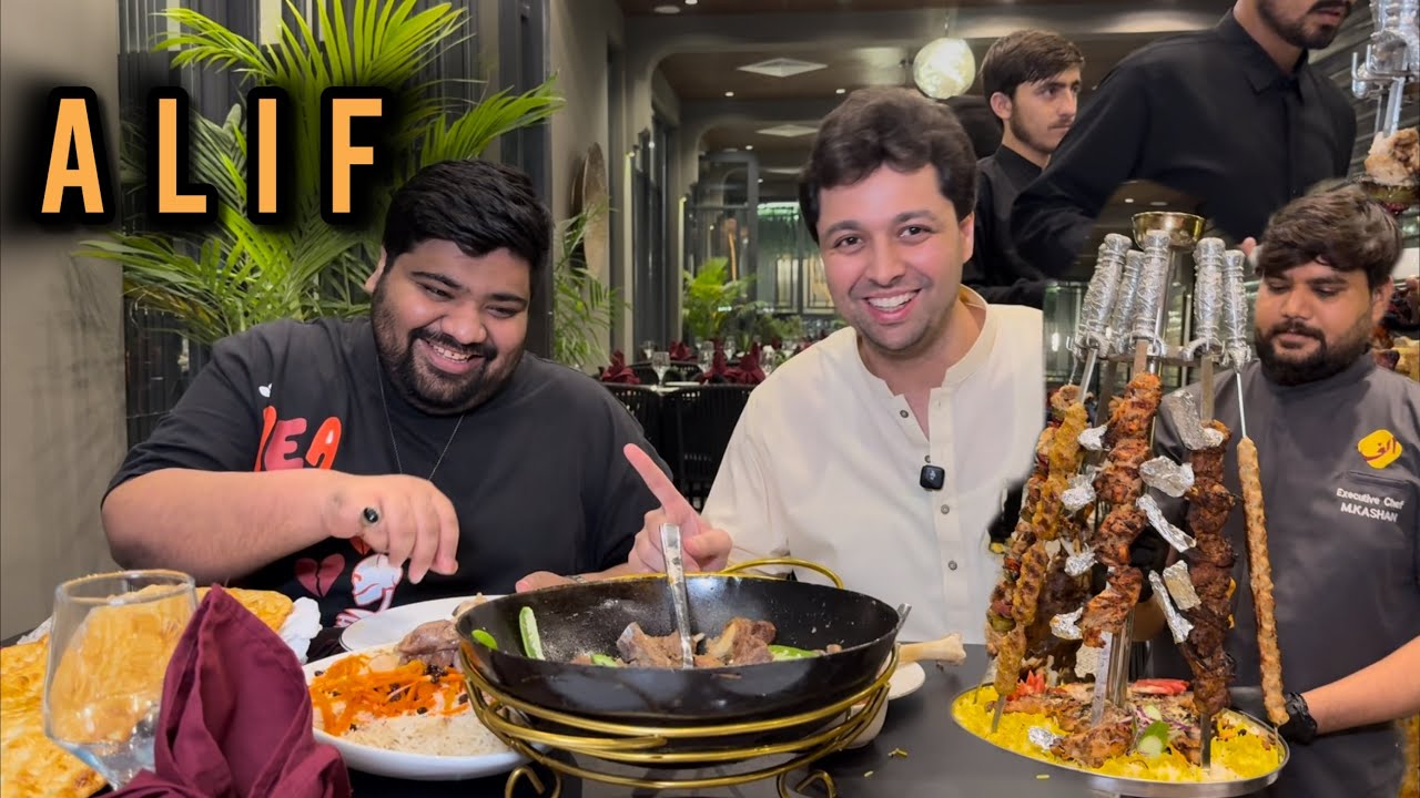 Best Fine dine experience in Gujranwala, With Traditional Pakistani Cuisine || Alif