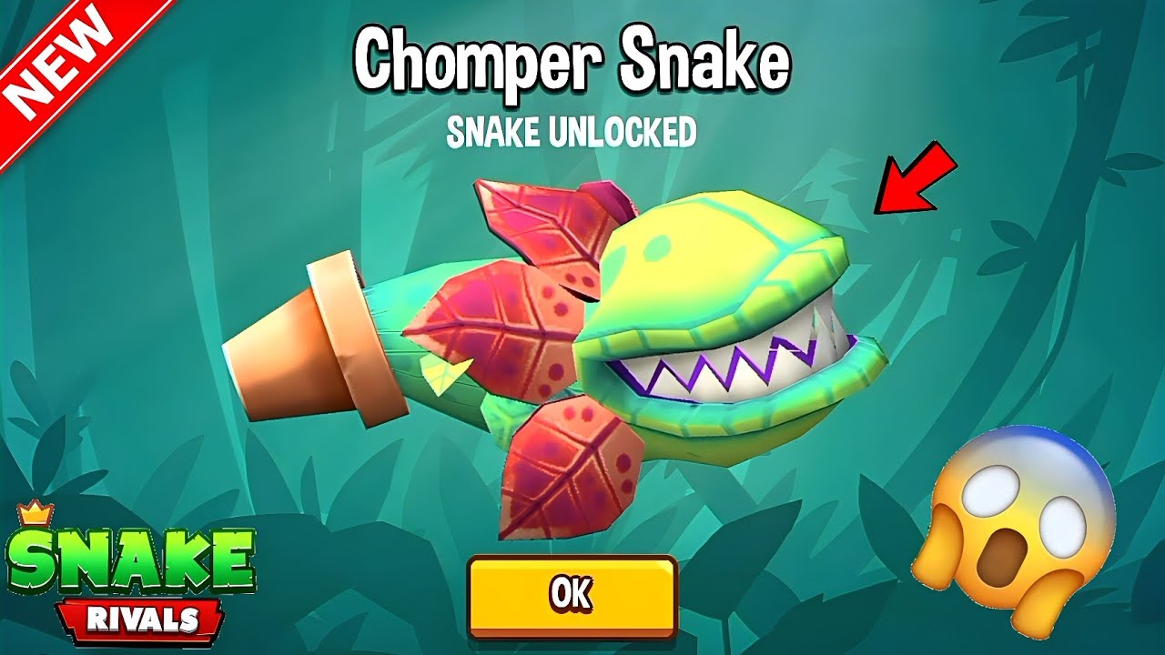 Snake Rivals - NEW SNAKE UNLOCKED CHOMPER SNAKE! Zero To Hero