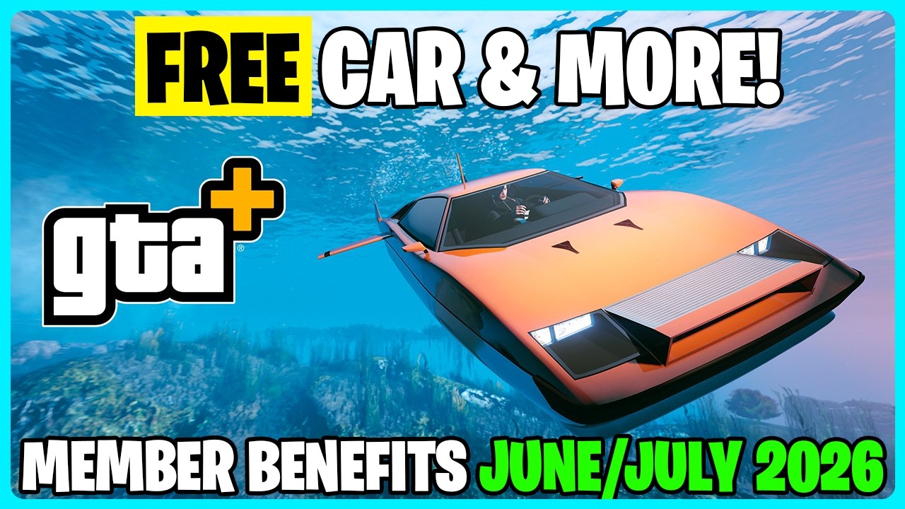 Бонусы GTA+ за июнь/июль 2026 (Бонусы GTA+ в этом месяце в GTA 5 Online)