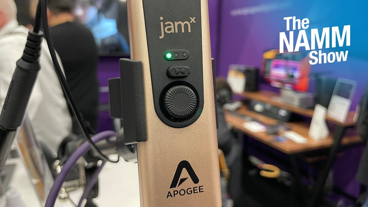 Apogee New Instrument Interface Jam X – NAMM 2023