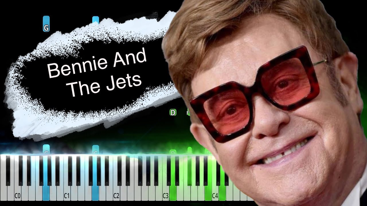Elton John - Bennie And The Jets Piano Tutorial