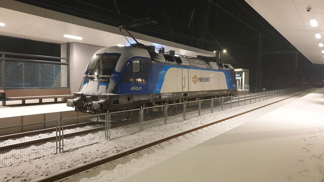 470 211 mozdony havazásban. 150-es vasút / Taksony vá. 2026.01.05. (1080p60 HD)