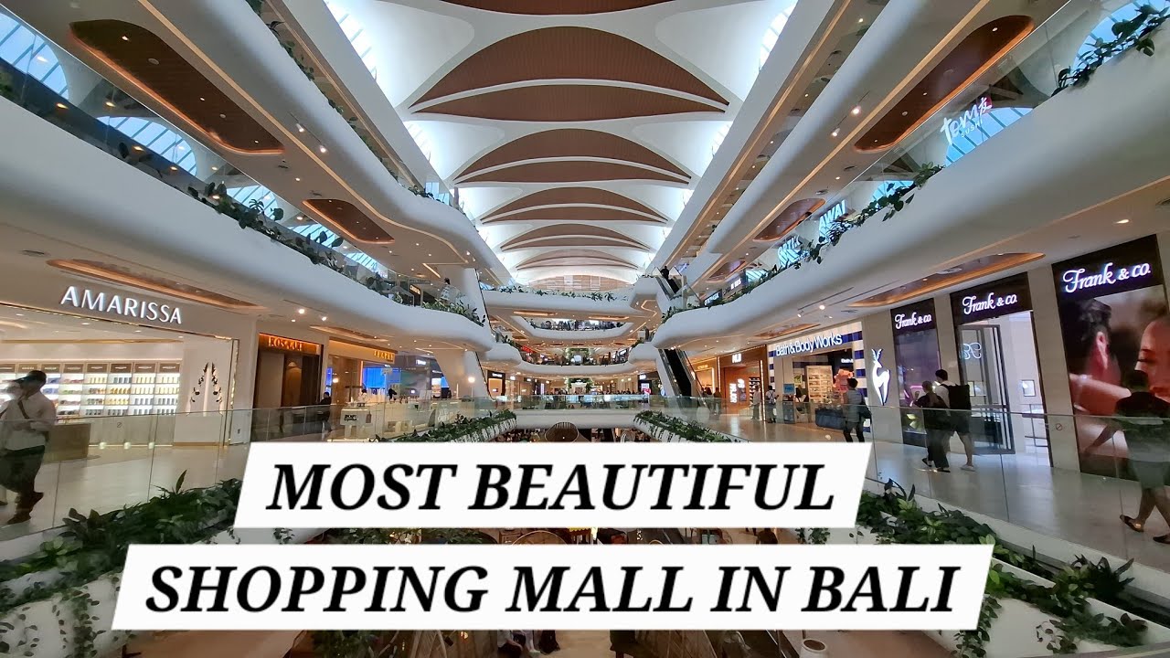 Beautiful Bali Shopping Mall in Bali Indonesia 