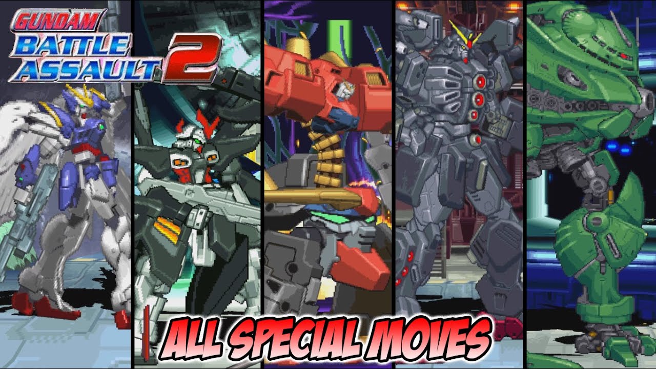 Gundam Battle Assault 2 ALL MEGA SPECIAL MOVES