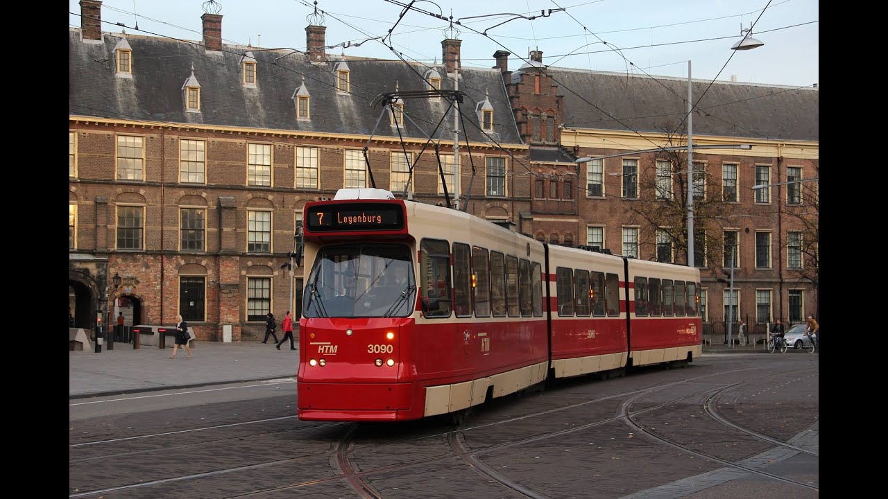 HTM tijdelijke tramlijn 7 De Savornin Lohmanplein - Centraal Station - Leyenburg | GTL8 3090