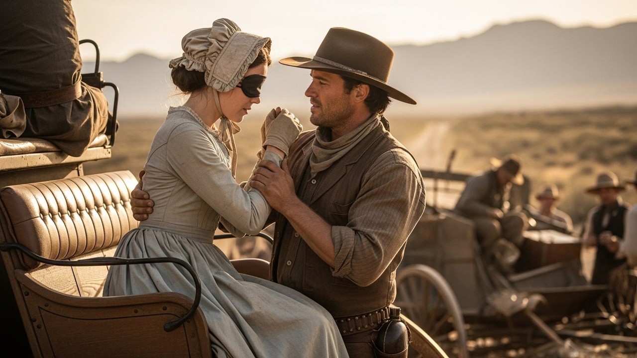 The Stagecoach Carried a Blind Bride, The Cowboy Took Her Hand and Said 