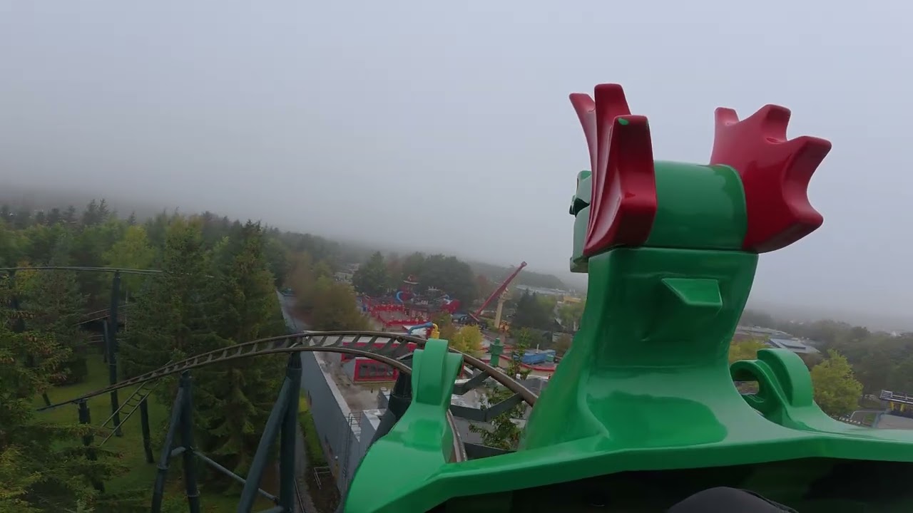 Legoland Deutschland Feuerdrache Front Row Onride POV September 2025