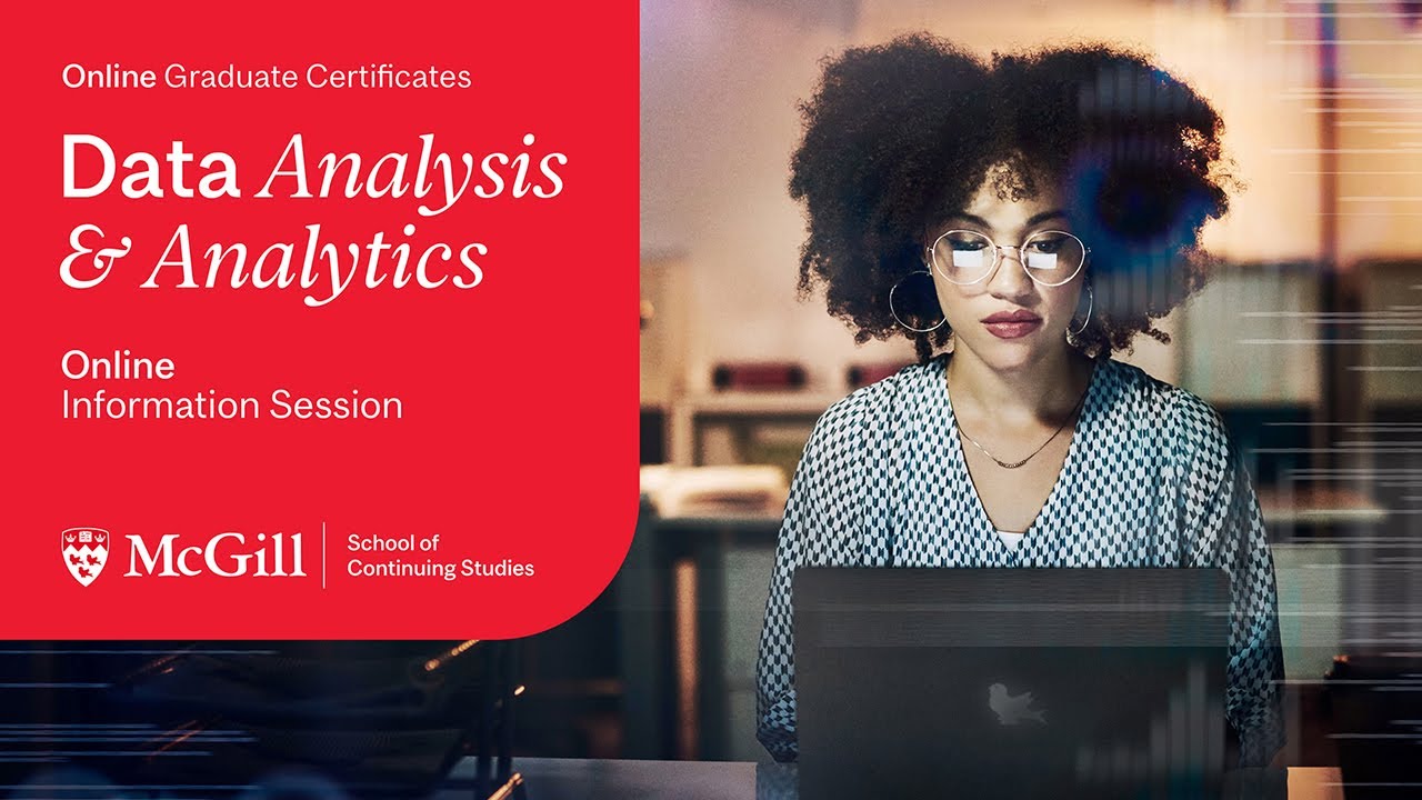 Graduate Certificates in Data Analysis & Analytics Online Information Session - May 2025