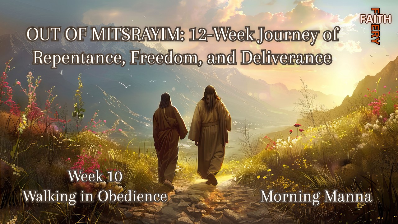 OUT OF MITSRAYIM - Week 10: Walking in Obedience || Pesach Heart Prep || Morning Manna