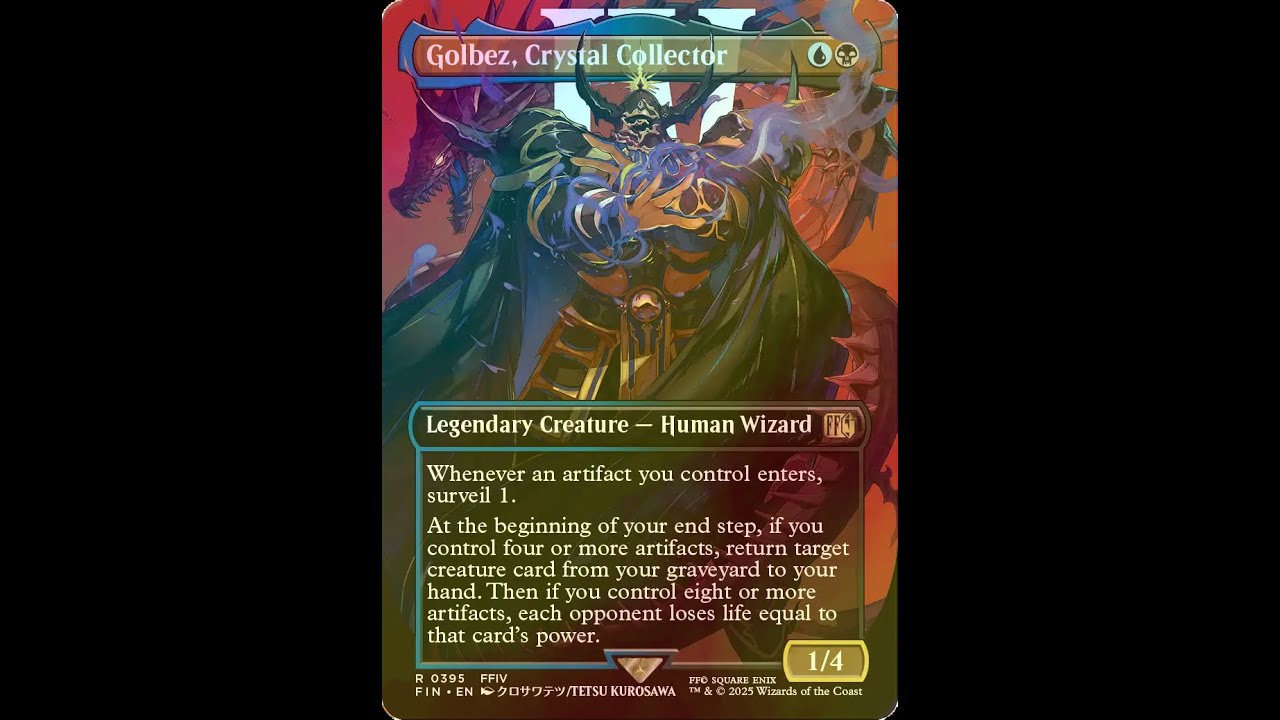 MTG Commander/EDH Deck Tech 2026 - Golbez, Crystal Collector (dralamasu request)