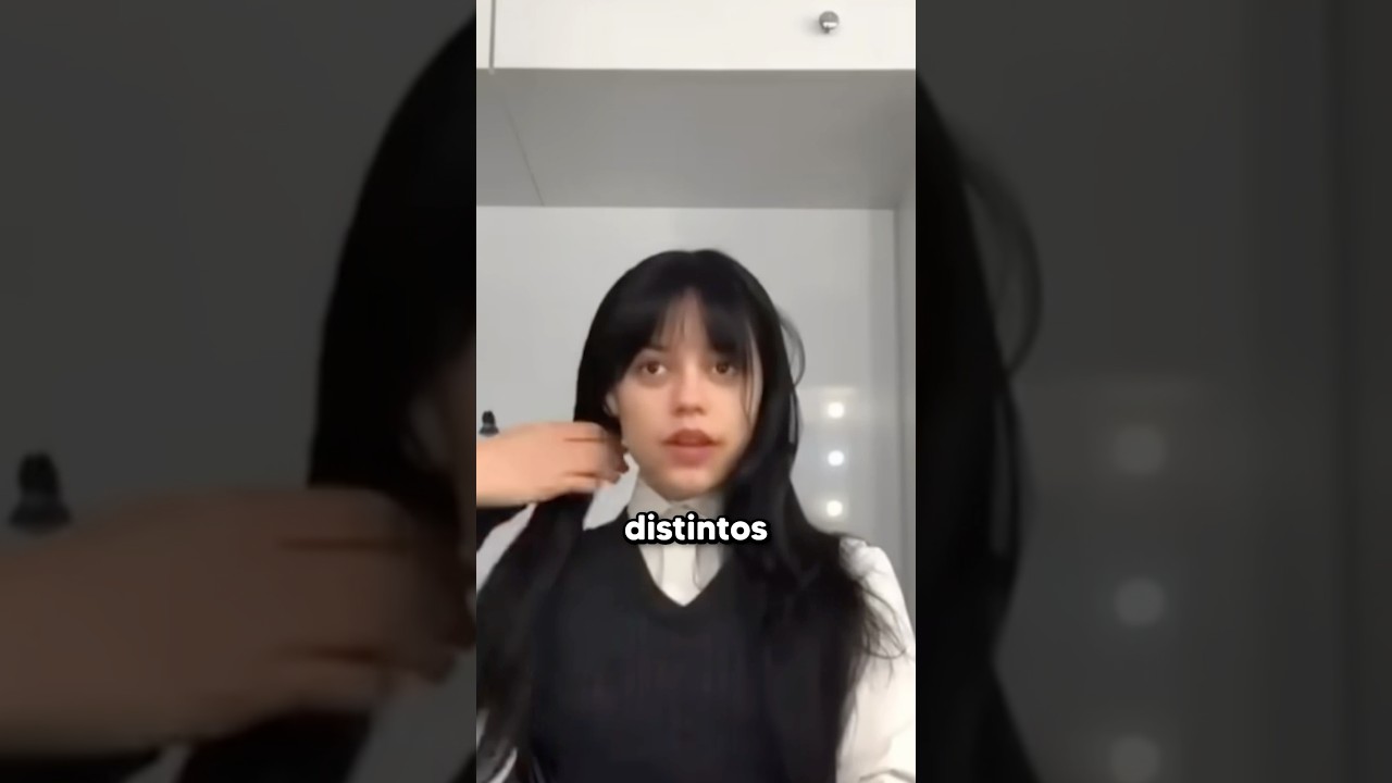 Las trenzas de Merlina #merlina #jennaortega #series #curiosidades