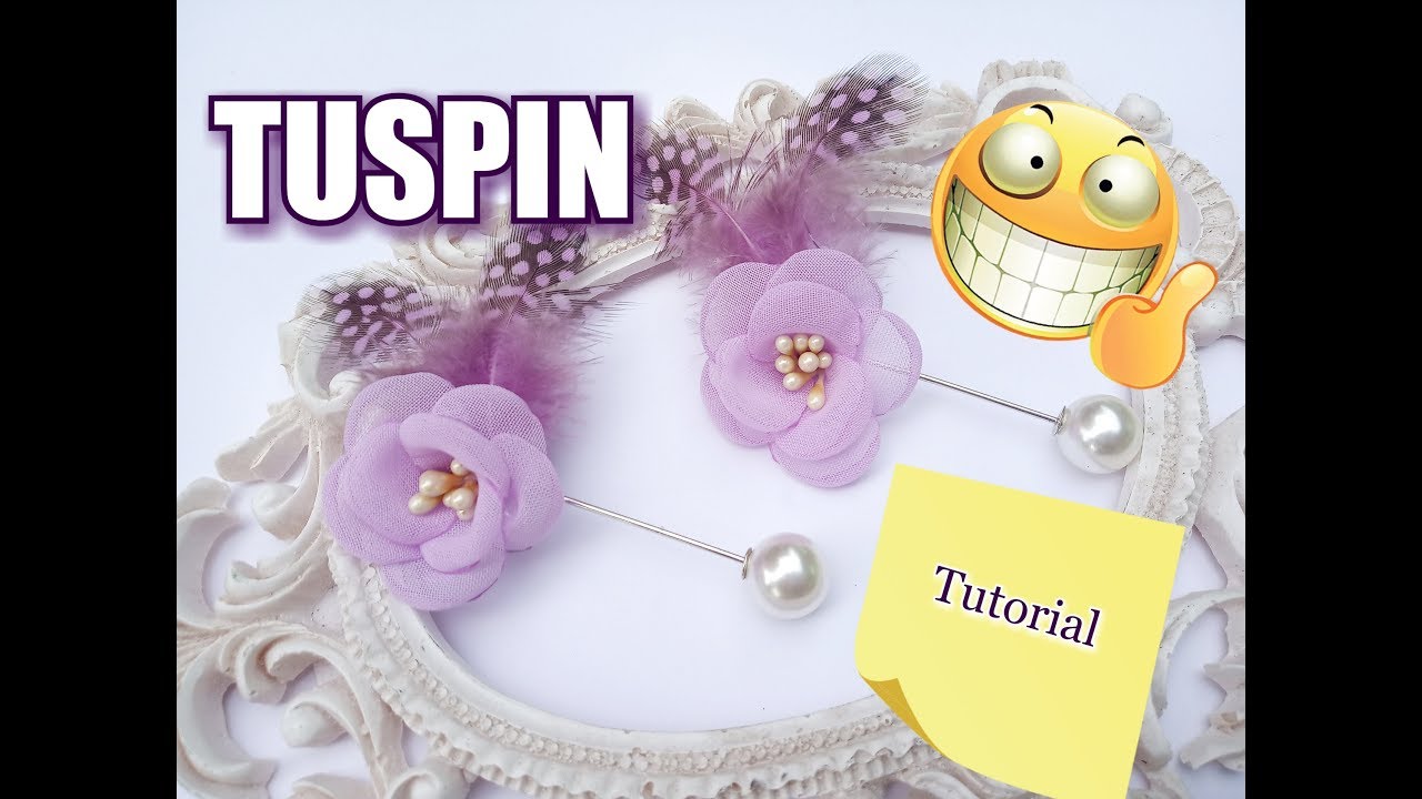 DIY | Cara Membuat Tuspin Bunga | DIY Amazing Hijab Brooch | Handmade Tuspin