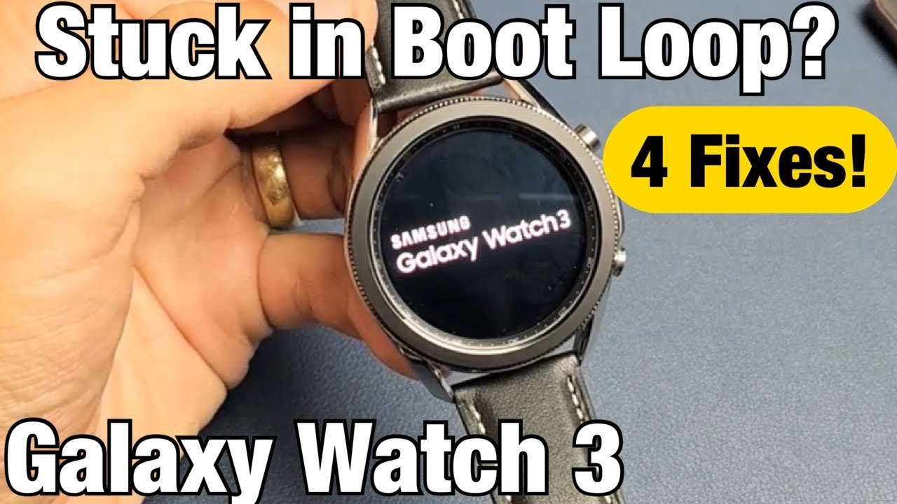 Galaxy Watch 3: застрял в циклической загрузке? 4 способа решения!