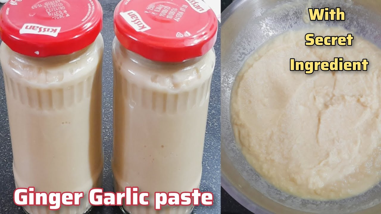 “Secret Ingredient Ginger Garlic Paste 🤫 | No Spoil | Perfect for Ramzan Cooking”