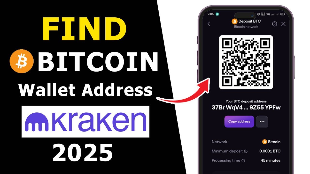How to Find Bitcoin Wallet Address on Kraken with QR Code