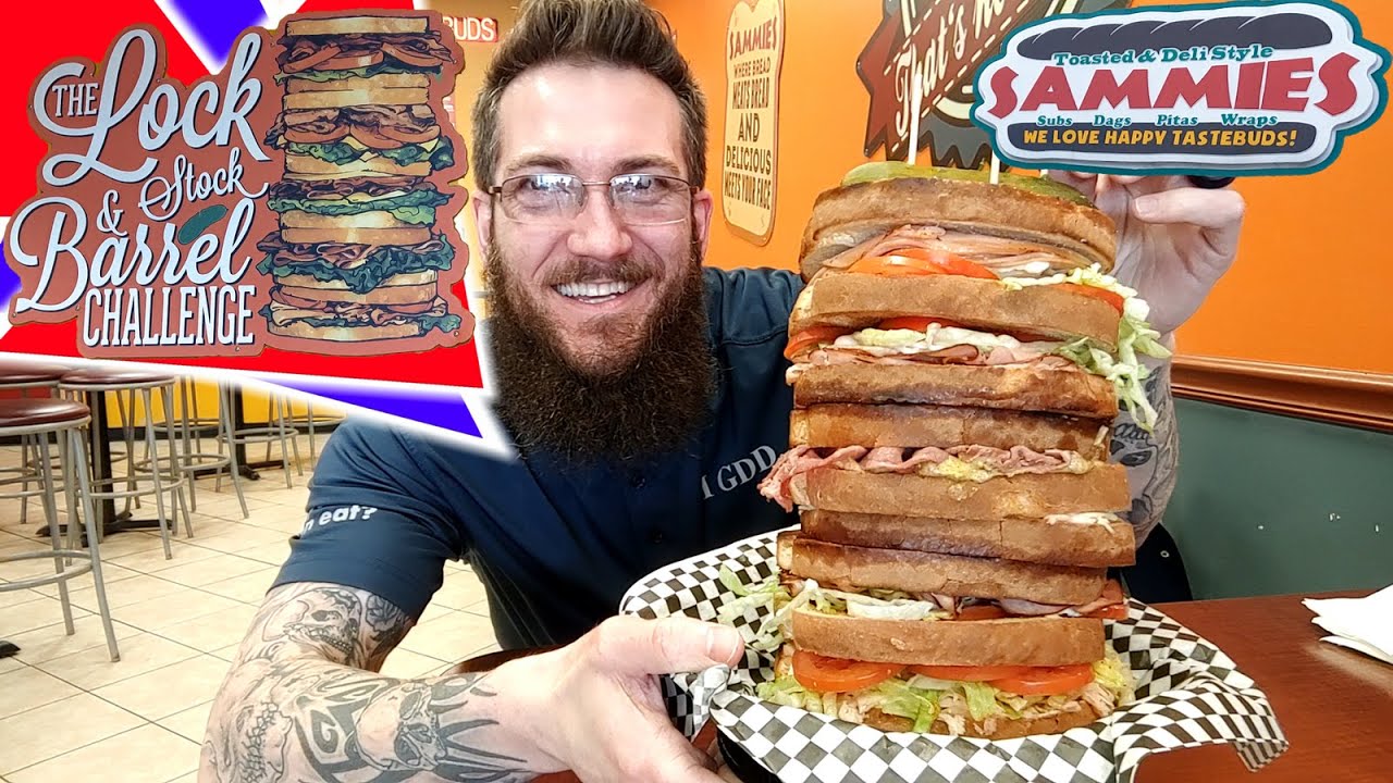 Sammies' Lock, Stock & Barrel Sandwich Challenge