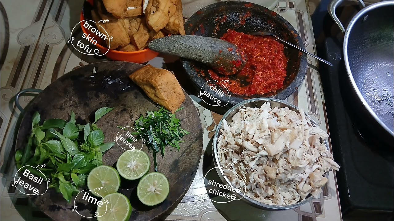 English assignment, making tofu stuffed with shredded chicken.              From Class: IX C