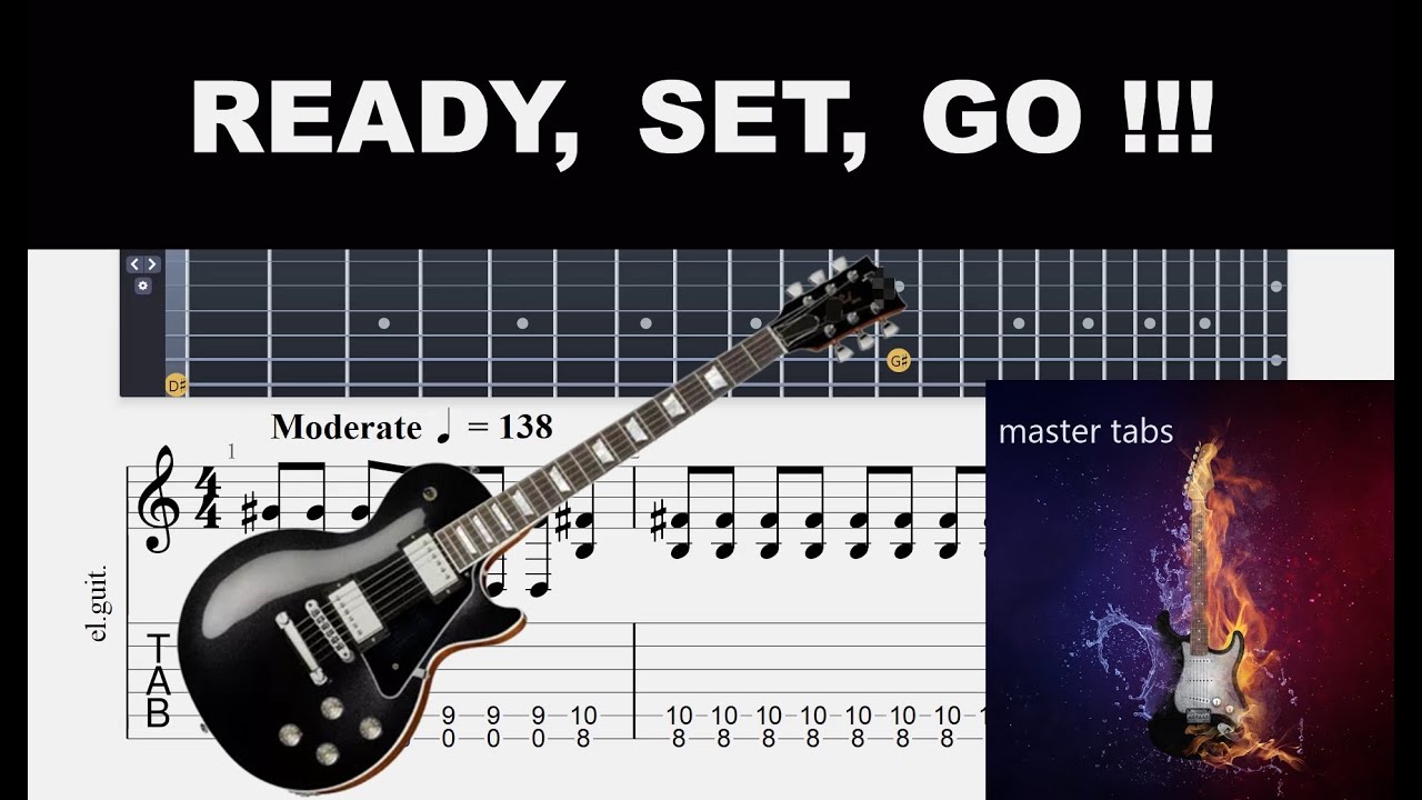 READY,SET,GO!! | #tokiohotel # |#guitartabs | #Mastertabs#BestFreeYoutubeMusic# #germanpop