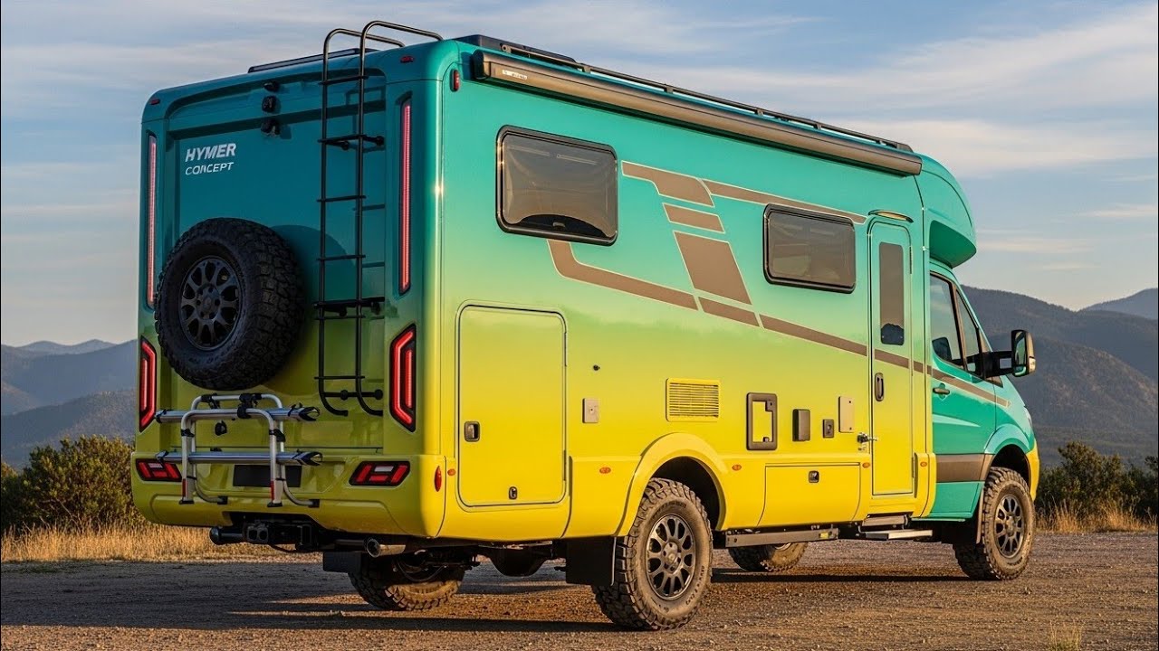 Blick ins futuristische 2026 Hymer Venture S 4x4 – Luxus trifft Abenteuer“ ✅