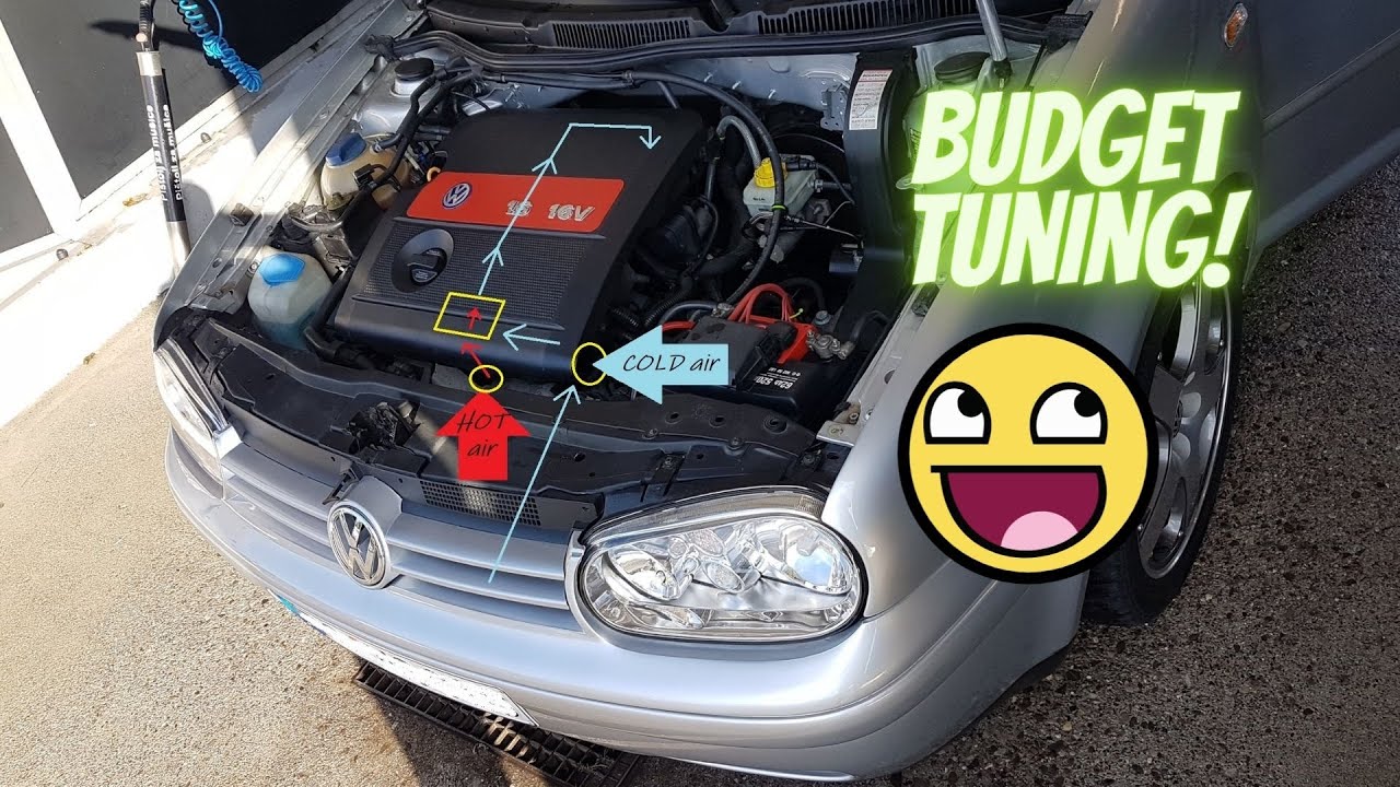 GOLF mk4 Stock airbox MOD! 1.6 16v AZD (hot air block + bigger intake hole)