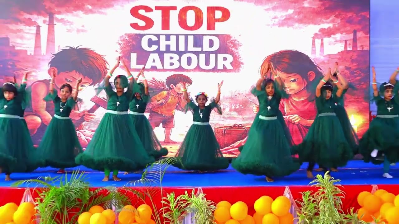 Child Labour Awareness Dance by Class 2 & 3 Girls 🚫🧒 | Republic Day 2026 | Sunshine Global School