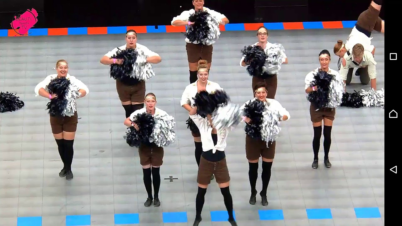 Grand Senior pom pom stage Indiana Jones
