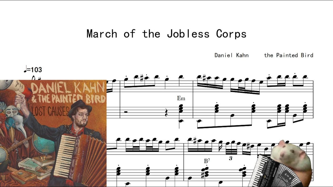 Arbetlose-Marsch / March of the Jobless Corps [Accordion Sheet Music]