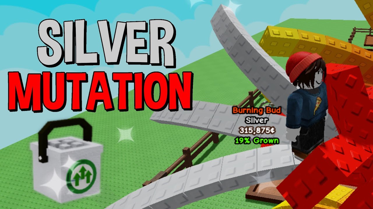 HOW TO GET SILVER MUTATION IN GROW A GARDEN WITH OR WITHOUT SILVER FERTILIZER