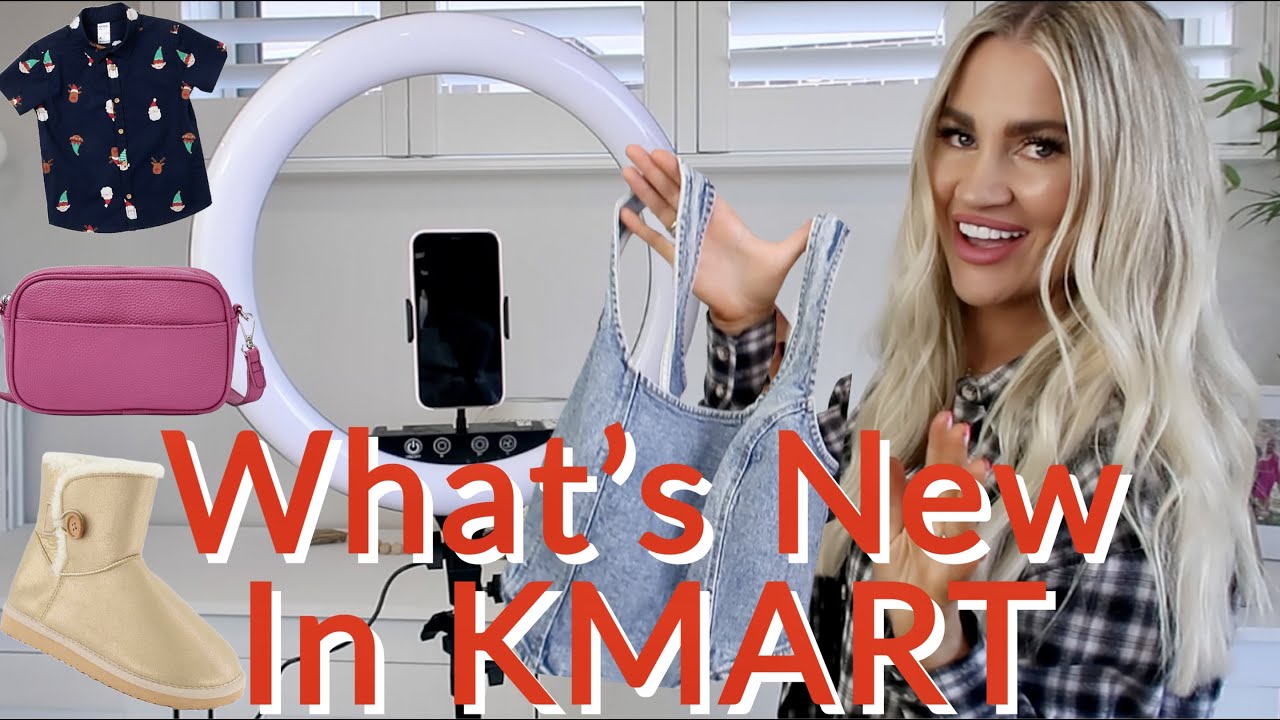 KMART shop with me + haul | New in clothing, shoes & accessories + ring light unboxing & review