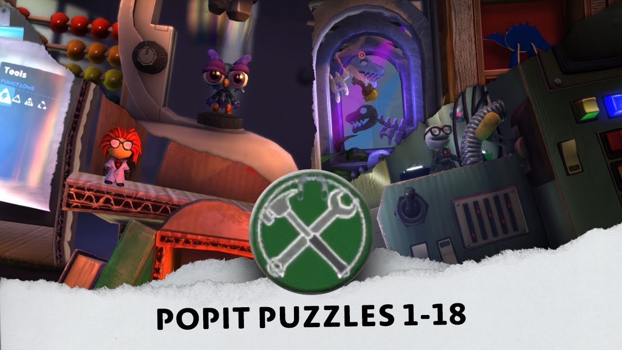 LBP 3 Alpha - Popit Puzzles 1-18