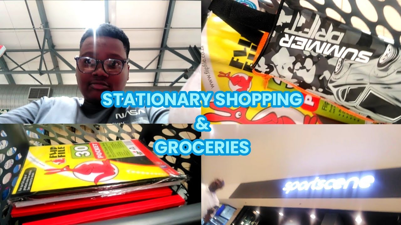 STATIONARY SHOPPING (mini vlog)