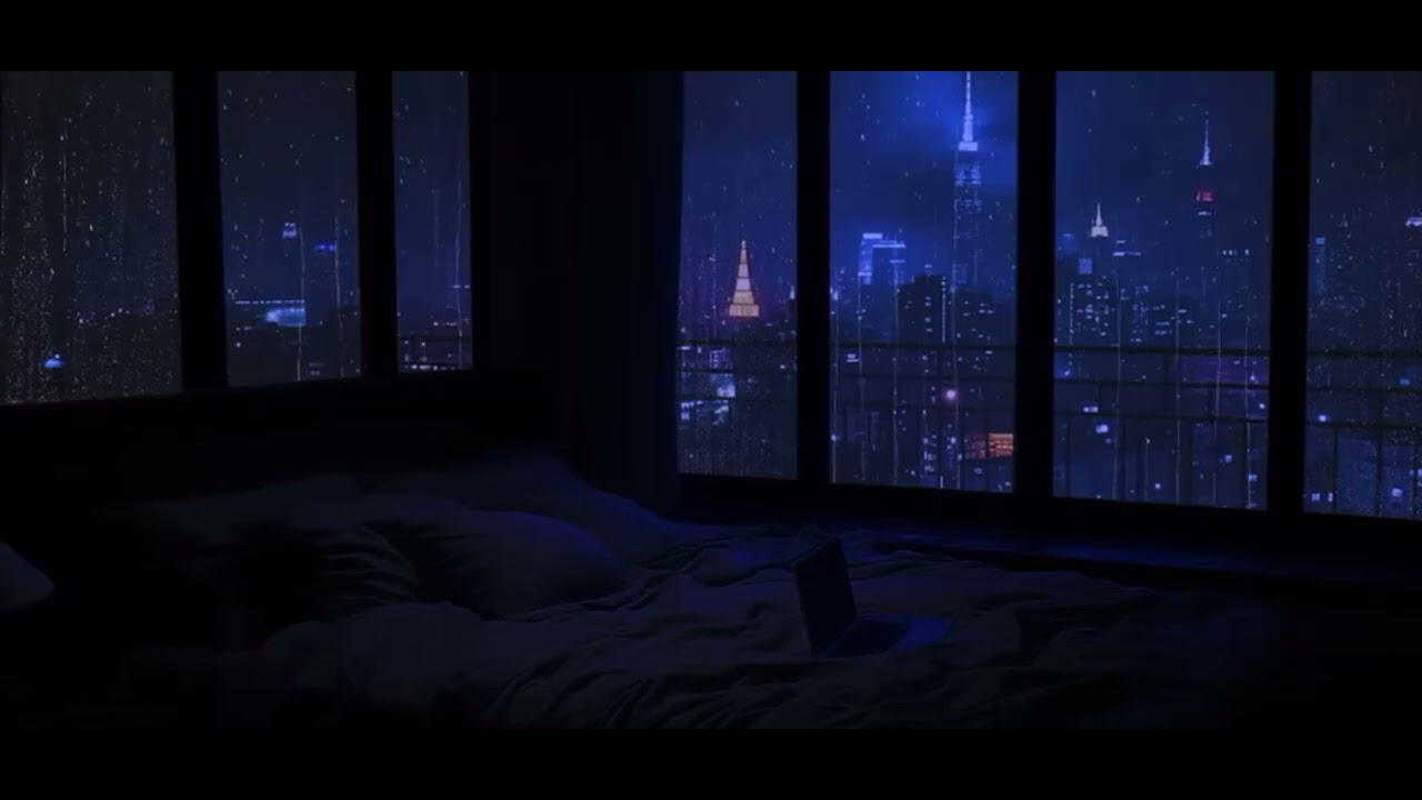 Dreamy Raindrops on Highrise | Soothing Sounds To Sleep or Relax