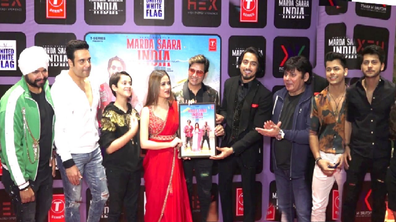 Marda Saara India Song Launch Jannat Zubair, Mr Faisu, Ramji Gulati, Siddharth Nigam, Krushna Sudesh